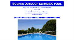 Desktop Screenshot of bourneoutdoorswimmingpool.org